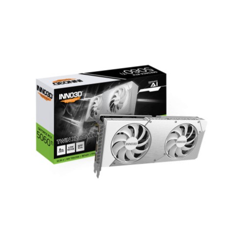 INNO3D GEFORCE RTX 5060 TI 8GB TWIN X2 OC WHITE Graphics Card