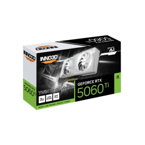 INNO3D GEFORCE RTX 5060 TI 8GB TWIN X2 OC WHITE Graphics Card