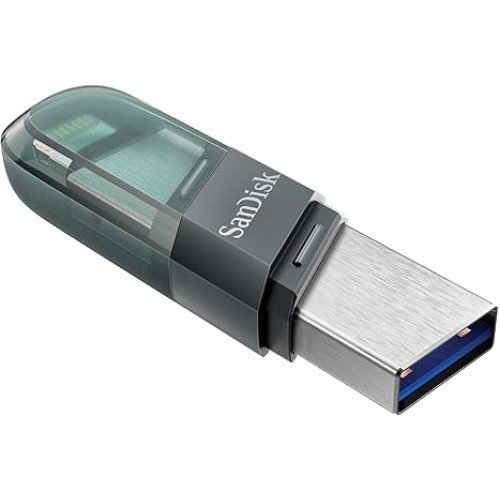 SanDisk iXpand Flash Drive Flip USB 3.1 Gen 1 64GB למכשירי Apple