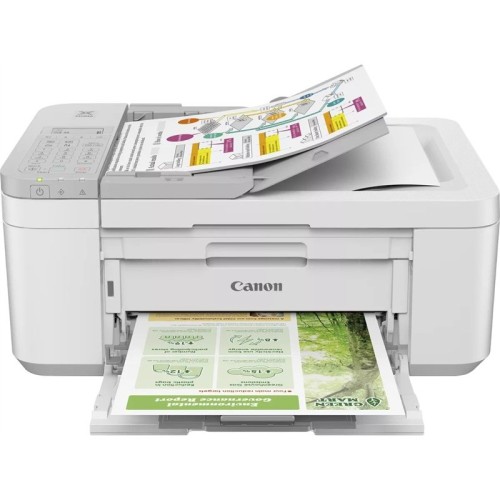 Многофункциональный беспроводной принтер Canon PIXMA TR4756i с автоматической двусторонней печатью и автоподатчиком документов (ADF) — белый