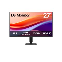 מסך מחשב LG 27" FHD IPS 120Hz — שחור