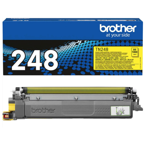 Brother TN-248Y Original Yellow Toner Cartridge for Brother LED Printers