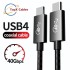 USB C кабель 4.0 40GBPS длиной 1,5 метра