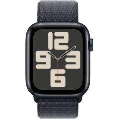 Apple Watch SE GPS 44 мм + Cellular в цвете Midnight Aluminium с ремешком Ink Sport Loop — Один размер (2024)