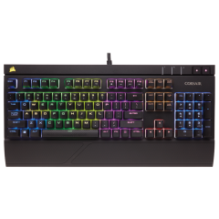 מקלדת גיימינג מכנית שקטה Corsair STRAFE RGB Cherry MX