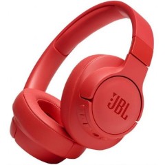 Headphones JBL Tune 750BTNC in red color.