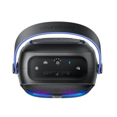 Беспроводная акустическая система Anker Soundcore Rave Neo 2 с RGB-подсветкой — черный