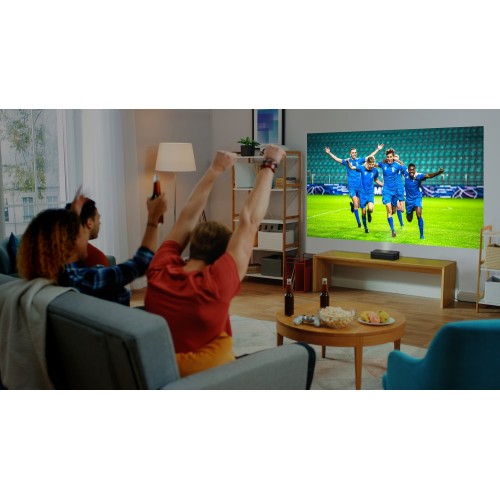 מקרן לייזר חכם Optoma Photon Go Full HD עם Google TV ו-Dolby Audio