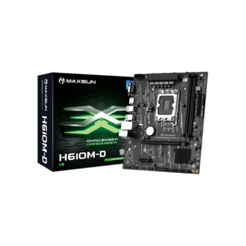 Материнская плата MAXSUN CHALLENGER H610M-D