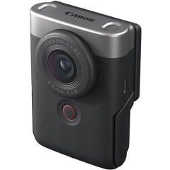 מצלמת ולוגינג Canon PowerShot V10 + כלוב מצלמה — כסוף