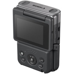 מצלמת ולוגינג Canon PowerShot V10 + כלוב מצלמה — כסוף