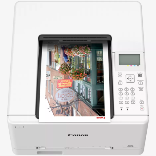 Цветной лазерный принтер Canon i-SENSYS LBP646Cdw с Wi-Fi, автоматической двусторонней печатью и Gigabit Ethernet — бело-чёрный