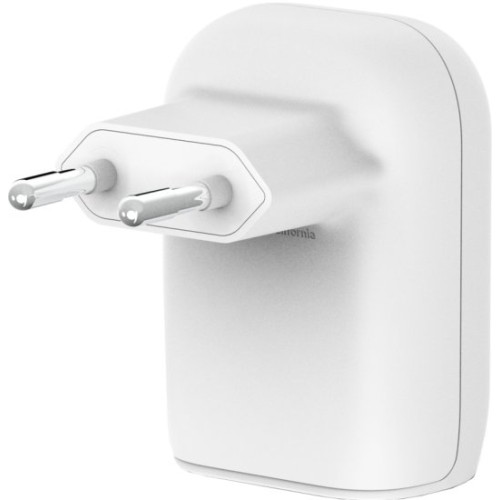 Сетевое зарядное устройство Belkin BoostCharge PPS USB-C/A 37W (белый)