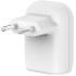 Сетевое зарядное устройство Belkin BoostCharge PPS USB-C/A 37W (белый)
