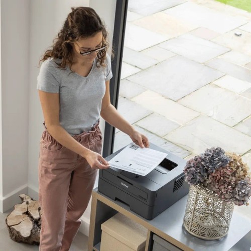 Brother HL-L2400DW Monochrome Laser Printer with Wi-Fi and Automatic Duplex Printing — Gray