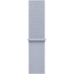 שעון Apple Watch Series 10 GPS  בגודל 46 מ"מ בצבע Silver Aluminium עם רצועת Blue Cloud Sport Loop — מידה אחת (2024)