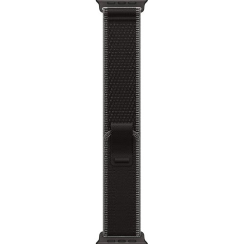 שעון Apple Watch Ultra 3 בגודל 49 מ"מ עם GPS + Cellular בצבע Black Titanium עם רצועת Black/Charcoal Trail Loop S/M (2025)