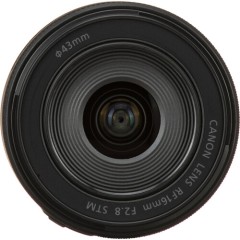 עדשת Canon RF 16mm F2.8 STM למצלמות עם תושבת Canon RF — שחור