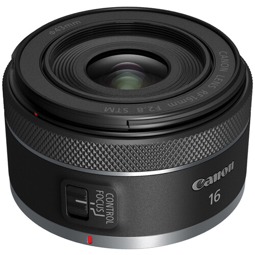 עדשת Canon RF 16mm F2.8 STM למצלמות עם תושבת Canon RF — שחור
