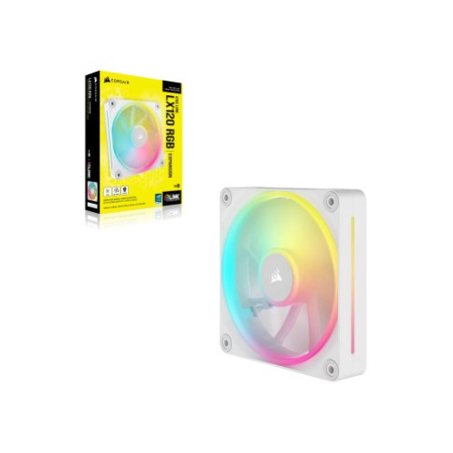Вентилятор CORSAIR iCUE LINK LX120 RGB PWM 120 мм белый Expansion