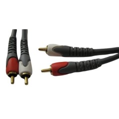 RCA x2 cable M-M, length 3m TopX