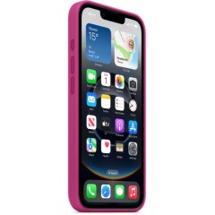 כיסוי סיליקון מקורי ל-Apple iPhone 16e — פוקסיה (Fuchsia)