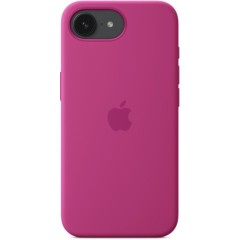 כיסוי סיליקון מקורי ל-Apple iPhone 16e — פוקסיה (Fuchsia)