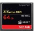 SanDisk 1067x Extreme Pro Compact-Flash memory card with a capacity of 64GB