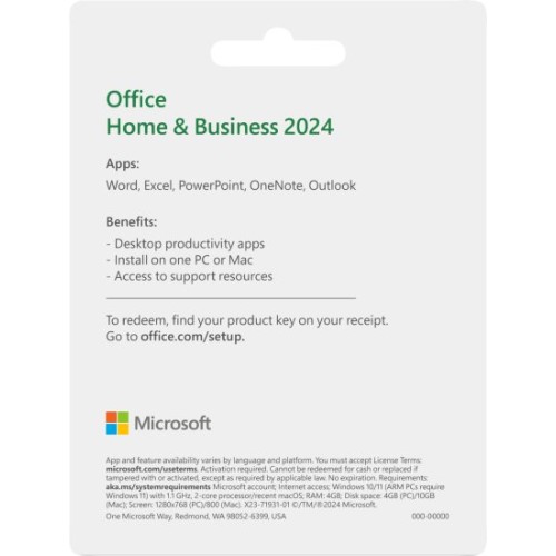 Microsoft Office Home & Business 2024 (Multi-language)