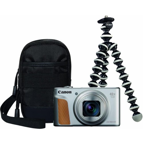 Компактная цифровая камера Canon PowerShot SX740 HS Lite Edition + Travel Kit — серебристый