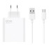 120W USB-A Charger (EU) + USB-A to Type-C Cable — White