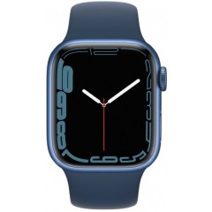 אפל ווטש 7 עם סים 41 ממ בצבע כחול Apple Watch 7 cellular MKHV3HB/A