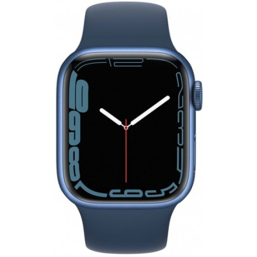 Apple Watch 7 MKN83HB/A in blue, 45mm.