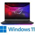 מחשב נייד אסוס Asus ROG Strix SCAR 16 16" U9-275HX RTX5090 64GB 4TB — שחור Off Black (Win 11 Home)
