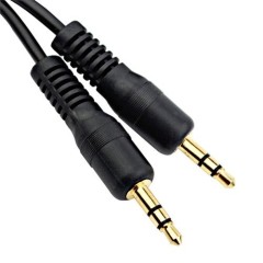 AUX cable, male to male, molded, 10 meters