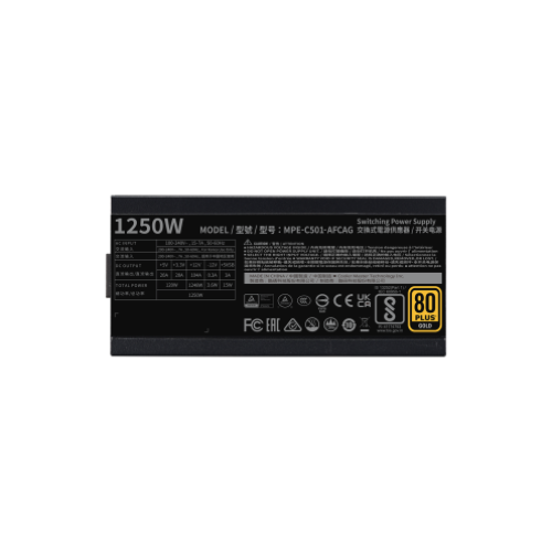 Блок питания COOLERMASTER MWE Gold V2 1250W (ATX 3.0) Fully Modular