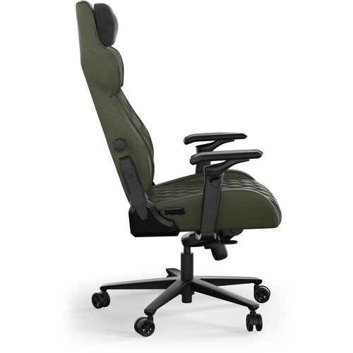 Игровое кресло из ткани TC500 LUXE — зеленый