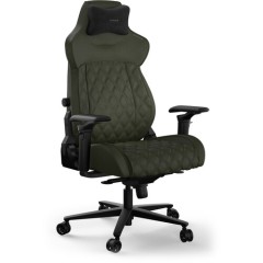 Игровое кресло из ткани TC500 LUXE — зеленый