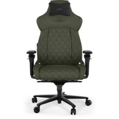 Игровое кресло из ткани TC500 LUXE — зеленый