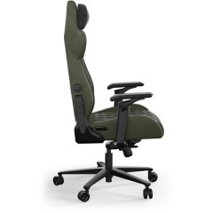 Игровое кресло из ткани TC500 LUXE — зеленый