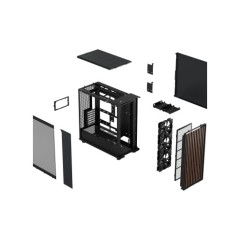 Computer Case FRACTAL DESIGN NORTH XL RC CHARCOAL BLACK TG DARK