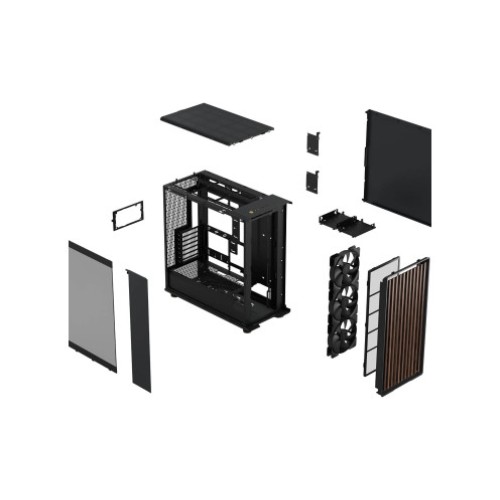 Computer Case FRACTAL DESIGN NORTH XL RC CHARCOAL BLACK TG DARK