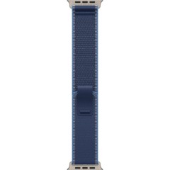 שעון Apple Watch Ultra 3 בגודל 49 מ"מ עם GPS + Cellular בצבע Natural Titanium עם רצועת Blue/Bright Blue Trail Loop M/L (2025)