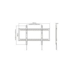 מתקן תליה לטלוויזיה צמוד קיר VM-110