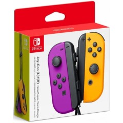 Контроллер для консоли Nintendo Switch Joy-Con фиолетового / оранжевого цвета.