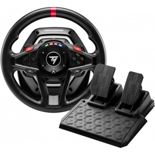 הגה מירוצים עם דוושות טרוסמאסטר Thrustmaster TX-RW Leather Edition Feedback עבור Xbox ONE ,PC
