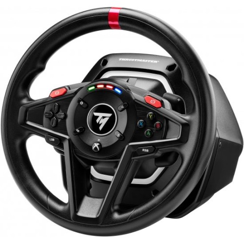 הגה מירוצים עם דוושות טרוסמאסטר Thrustmaster TX-RW Leather Edition Feedback עבור Xbox ONE ,PC
