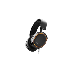 אזניות גיימינג חוטיות Steelseries Arctis 5 RGB & DTS 7.1 Surround Black