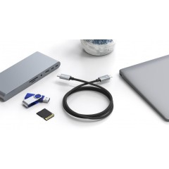 כבל Thunderbolt 3 40GBPS TYPE C באורך 1מ