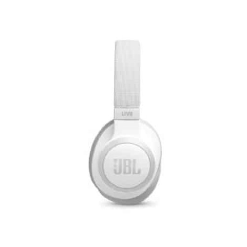 אוזניות קשת JBL Live 650BT בצבע לבן